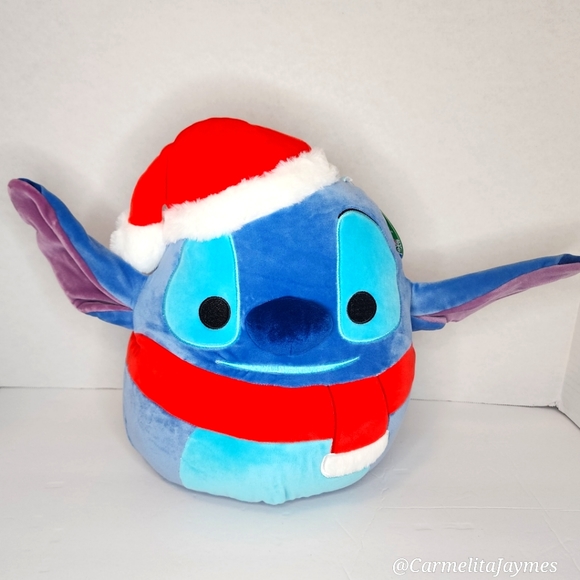 Squishmallows Other - 🎄 STITCH 🎅 Santa Hat Disney X Original Squishmallow Christmas 2024 ☆ NWT ☆